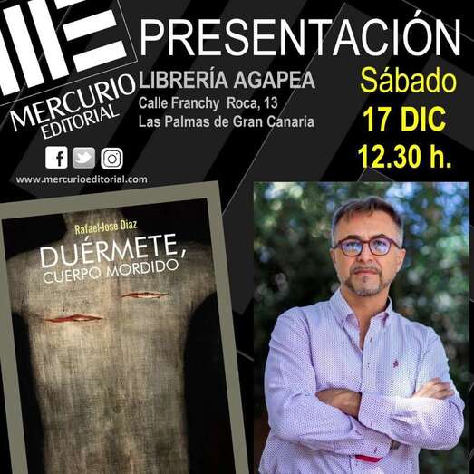 Cartel anunciador de la presentación del libro/TA.